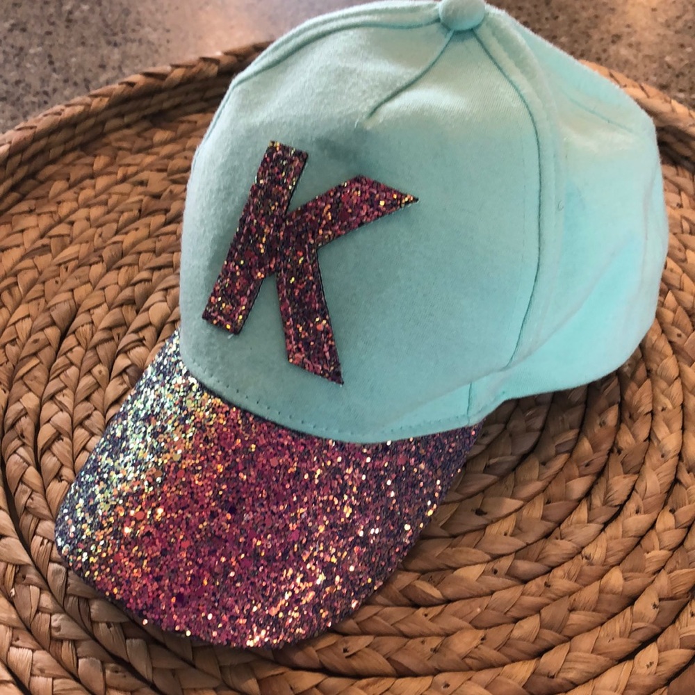 Cute Justice girls hat with glitter “K”